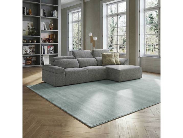 Kurzflorteppich Elya Blau/Blau 200 x 290cm Polypropylen