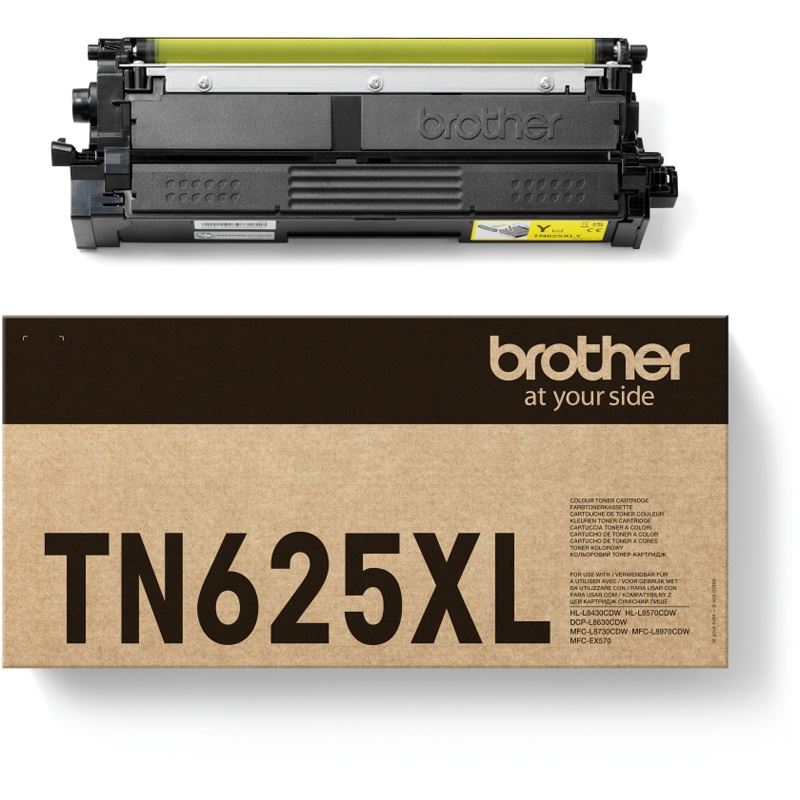 Brother Toner TN-625Y Yellow 1800 Seiten nach ISO/IEC 19798