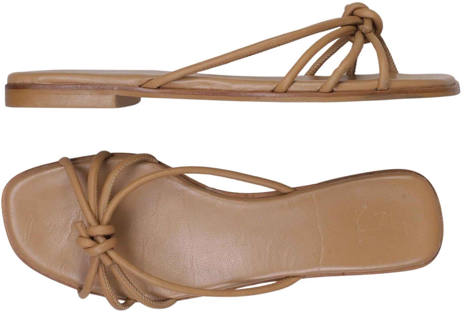 Flattered Damen Sandalen, Braun, Gr. EU 40, kein / Etikett - Second Hand