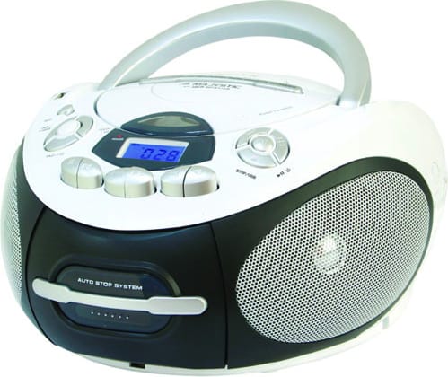 Majestic Ah-2387r Wh Boombox Stereo Digitale Lettore Cd Mp3 Usb Cassetta Colore Nero / Bianco - Ah-2387r Wh