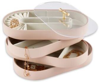 Bey Berk Lily Jewelry Tray, Pink