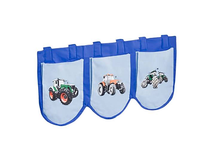 Poche rangement pour lit Tracteur 85 x 41 x 0cm Bleu/Bleu