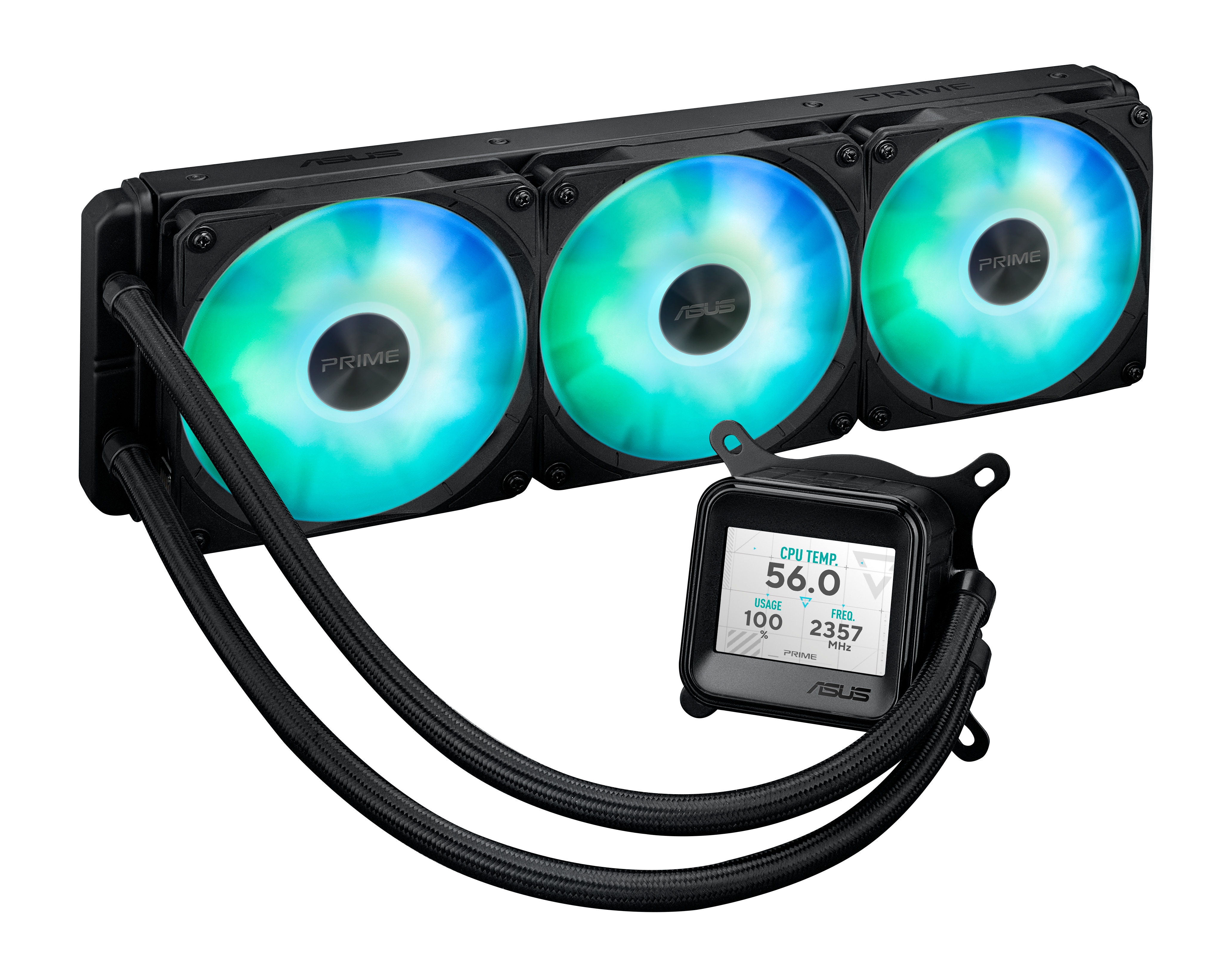 ASUS PRIME LC 360 ARGB LCD Schwarz Komplettwasserkühlung für CPUs