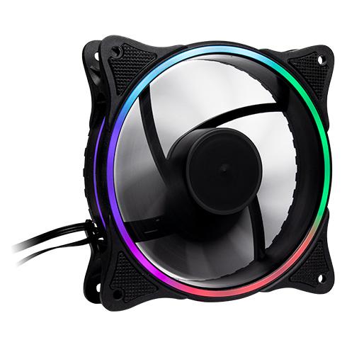Intertech Inter-Tech 888860272 Computer Kühlkomponente Universal Ventilator 12 cm Schwarz 1 Stück(e) (120 mm, 1x) (888860272)