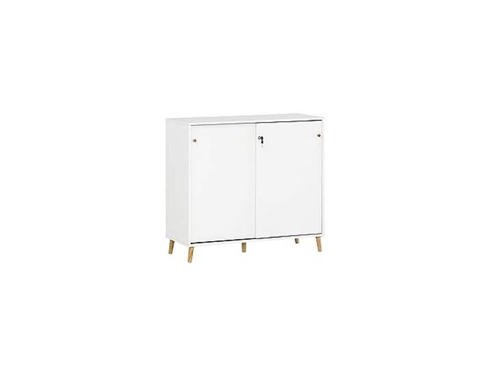 Schildmeyer Rena 500 701787 Armoire À Portes Coulissantes\, Blanche\, 100 x 41 x 92\,6 cm