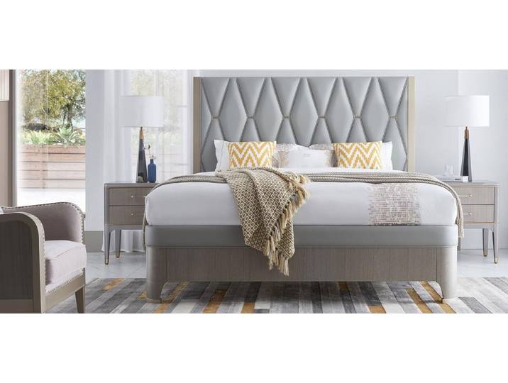 Xlmoebel Polsterbett Luxuriöses Polsterbett mit edler Stoffverarbeitung in modernem Design (1-tlg., Bett), Hergestellt in Europa