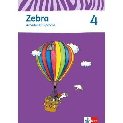 Zebra 4 Arbeitsheft Sprache 4. Schuljahr, Geheftet von , Klett Schulbuchverlag