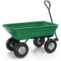 Wiltec Gartenwagen Kippfunktion 200kg Handwagen 50l Bollerwagen Transportwagen