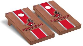Skip's Garage Fairfield Stags Rosewood Cornhole Board Set