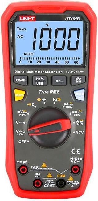 Uni-Trend UT161E Professionele digitale multimeter met True RMS en 1000V meting