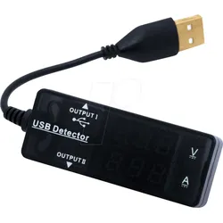 RPI USB METER2 - Raspberry Pi - Ampere-/Voltmeter, 2-fach, USB