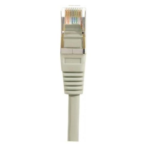 Exertis Connect Patchkabel F/UTP, CAT.6, grau, 1,0 m Patchkabel mit besonders schmalem Knickschutz (F/UTP, CAT6, 1 m) (842100)