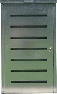 2x Easy Tailor Mülltonnenbox für 120 Liter Mülltonnen Komplett Verzinkt