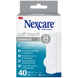 Nexcare® Soft Touch Universal Pflastersortiment, weiß