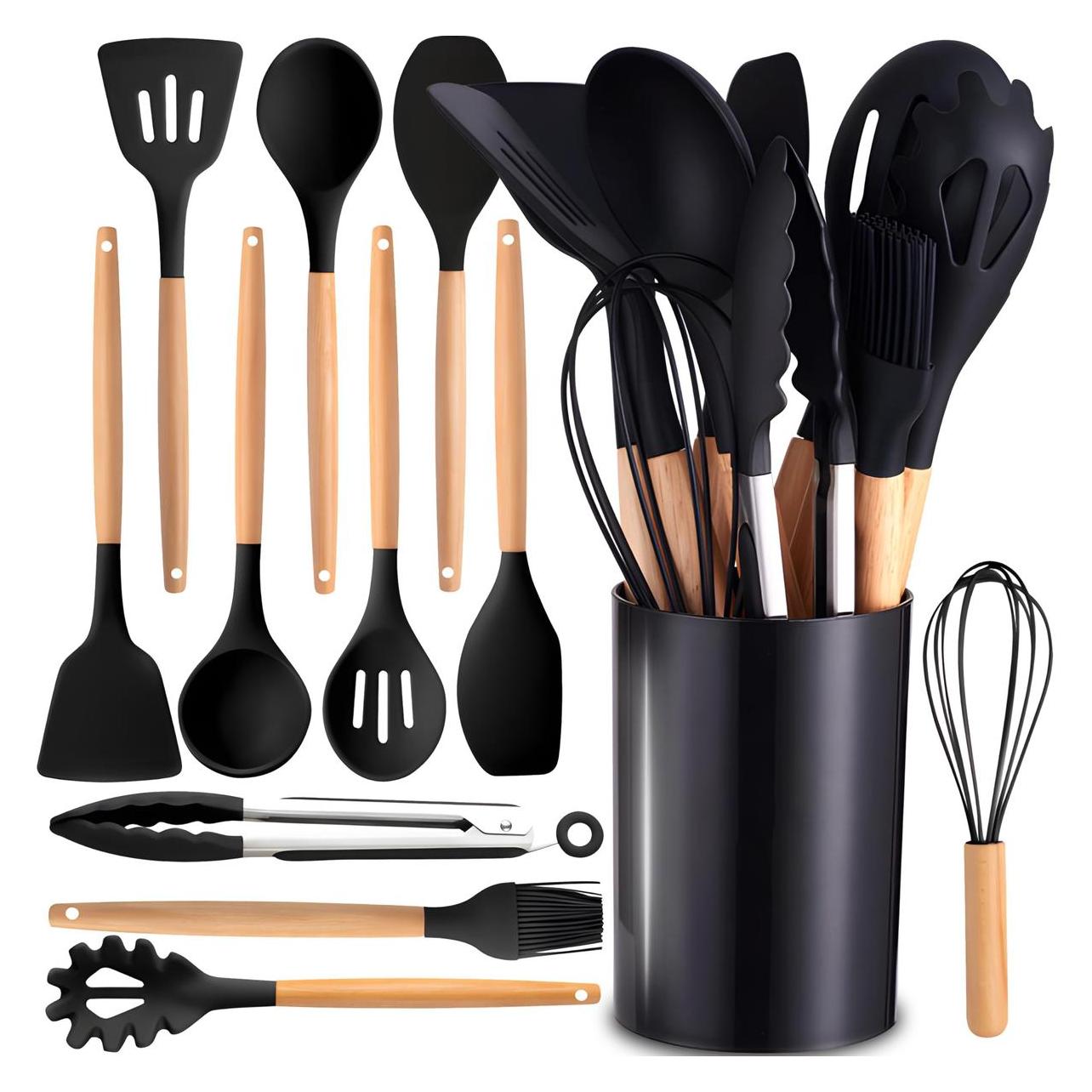 Retoo OR1006 SILIKON-KÜCHENUTENSILIEN-SET XXL, 12-TEILIG (74724146)