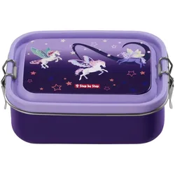 Step by Step Brotzeitbox, Lunchbox, Mehrfarbig, Violett