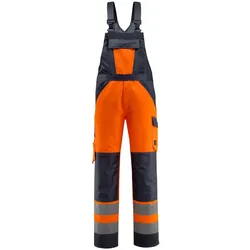 Warnschutz Latzhose "GOSFORD" Safe Light - 90C58 - orange/schwarzblau