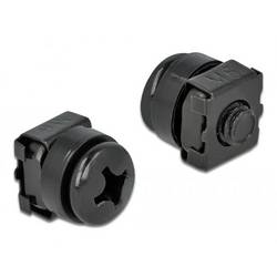 Delock 66548 19 Zoll Netzwerkschrank-Befestigungsmaterial Schwarz