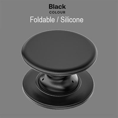 Grip Secure Adhesive Phone Grip Stand black