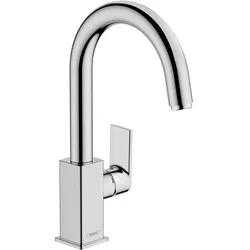hansgrohe, Duscharmatur + Badewannenarmatur, VERNIS Shape 210 Waschtisch Armatur, mit Ablaufgarnitur 1 1/4, chrom