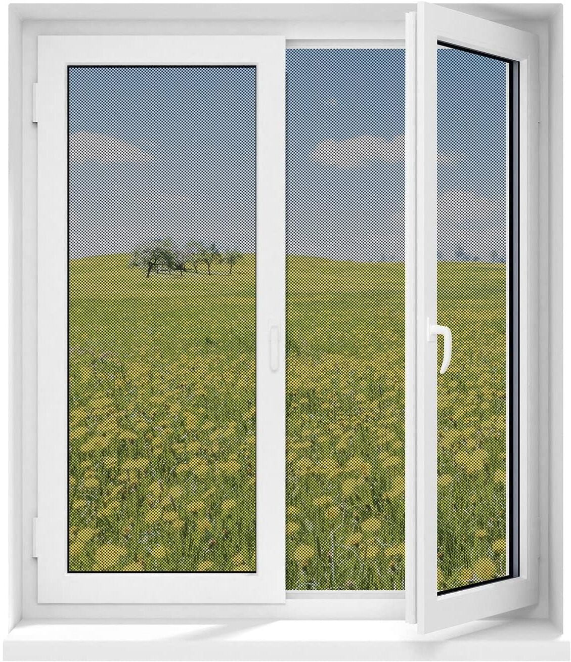 Insektenschutz-Fensterrahmen EASYMAXX, schwarz (gewebe: schwarz), Insektenschutzgitter, Insektenschutz-Fensterrahmen gewebe: schwarz Einheitsgröße