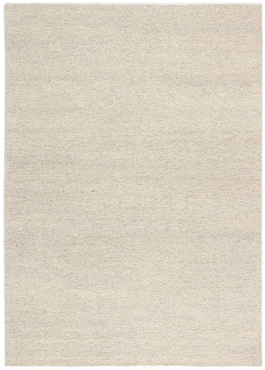 Lino Sera Sumack Vloerkleed Lichtgrijs - Handgesponnen Wollen Tapijt - 300 x 400 cm