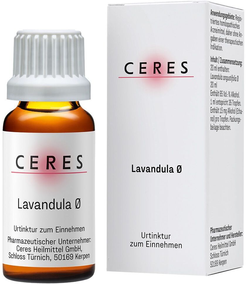 Ceres Lavandula Urtinktur 20 ml Tropfen