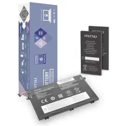 Mitsu do Lenovo ThinkPad E480, E580 3600 mAh (40 Wh) 11.1 Volt (3 Zellen, 3600 mAh), Notebook Akku, Schwarz