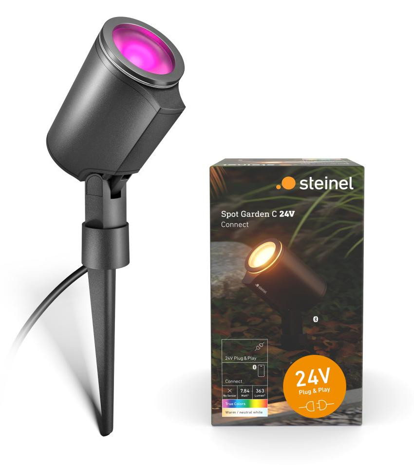 Steinel Garden C 24V LED tuinspot met grondpen en app-bediening
