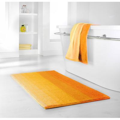 Badematte DYCKHOFF "Colori 09285" Gr. 1, gelb, H:14mm, Bio-Baumwolle, Badematten, Badematte