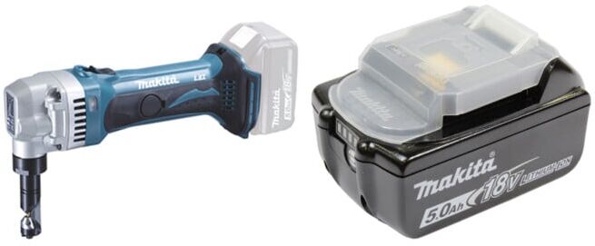 Set Makita Akku-Knabber DJN161Z + Akku-BL1850B Li 18,0V 5.0Ah - 197280-8