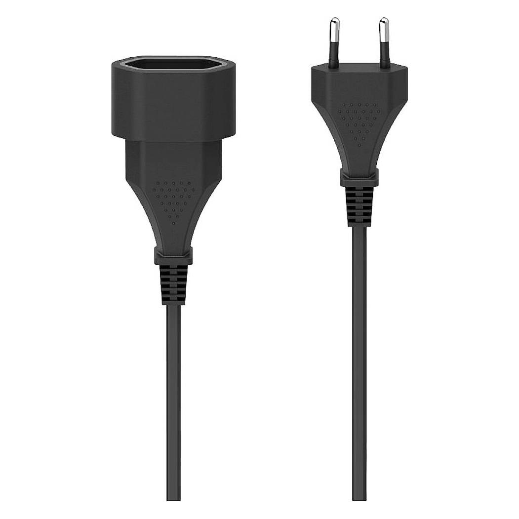 Hama Verlängerungskabel mit Eurostecker, für innen, 5 m, Schwarz (5 m) (00223264)