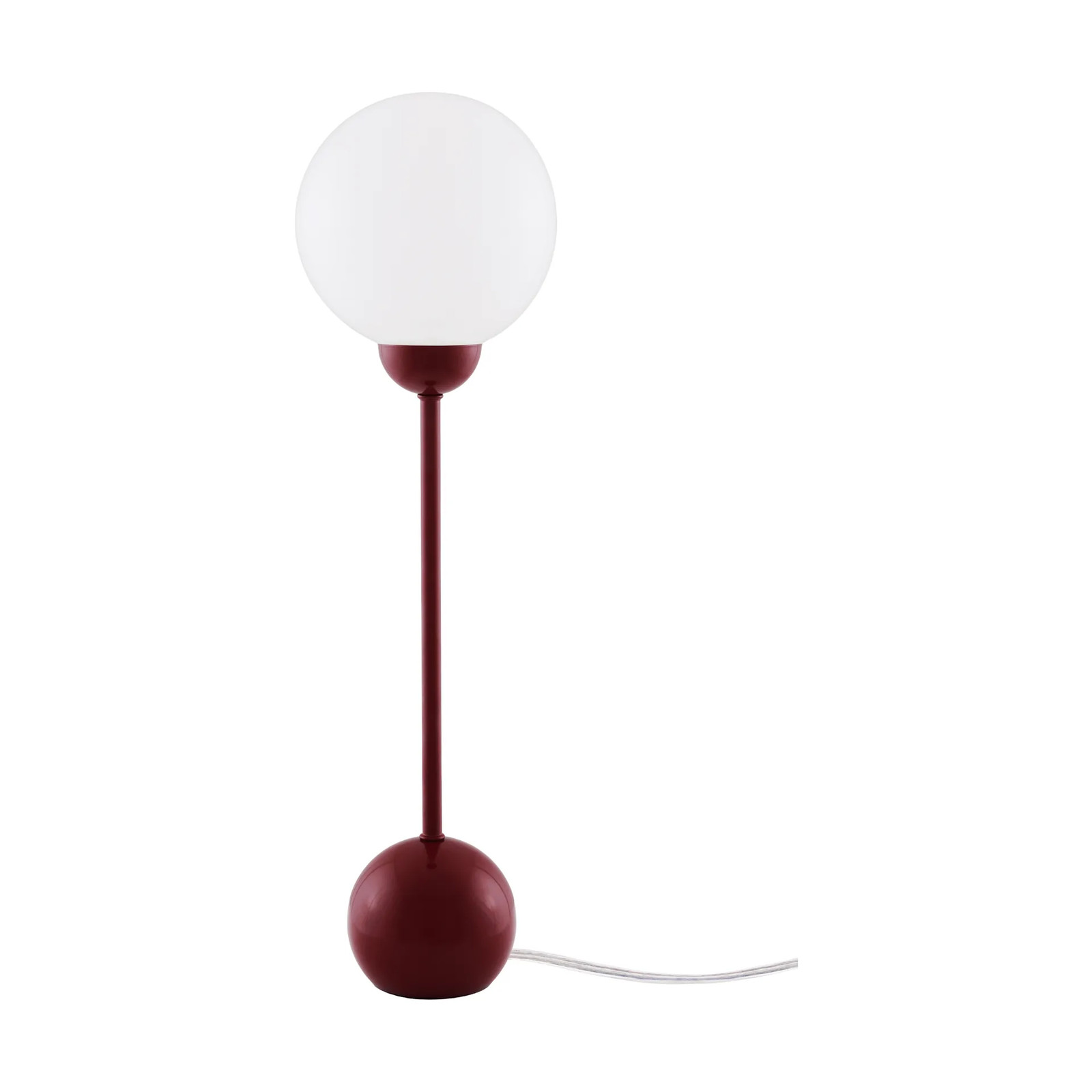Globen Lighting Ripley tafellamp, Burgundy, Hoogte: 52 cm