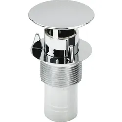 Viega Standrohr 613648 63x113mm, Kunststoff verchromt, mit Ventilkörper