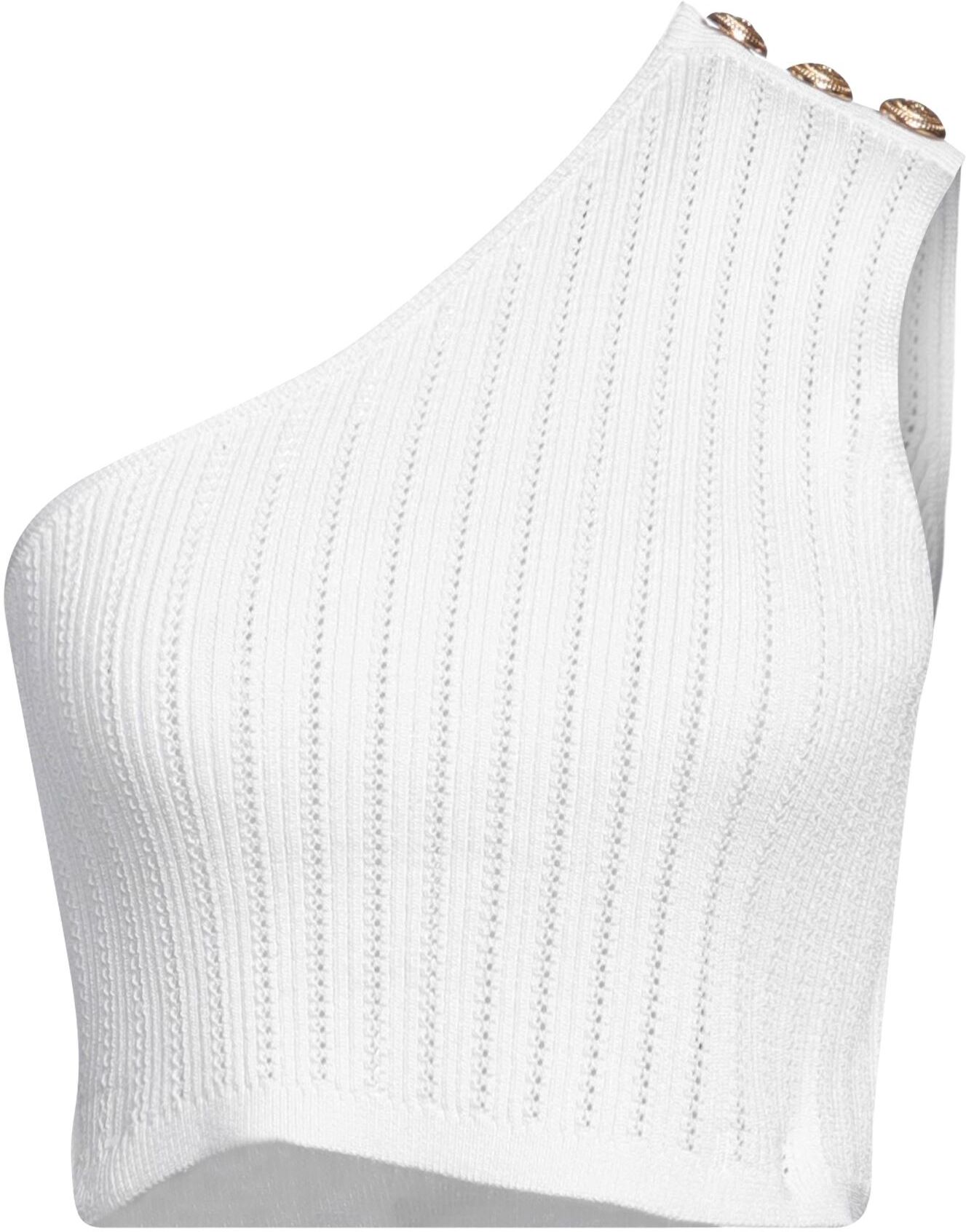 Balmain Top Mujer Blanco 34,38,42 Mujer