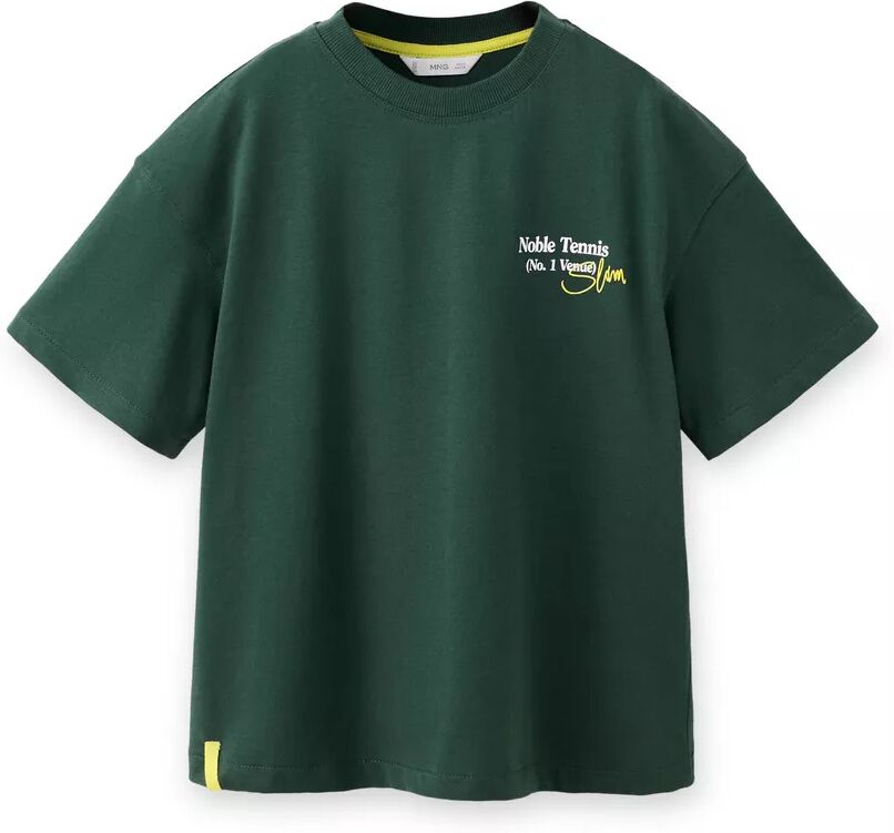 MANGO Kids - T-Shirt, 10A, Grün