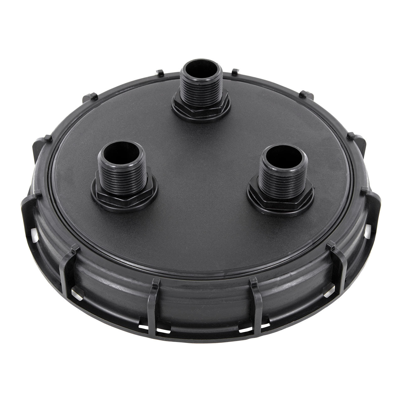 REKUBIK IBC Deckel mit 3x 1" Außengewinde DN 225