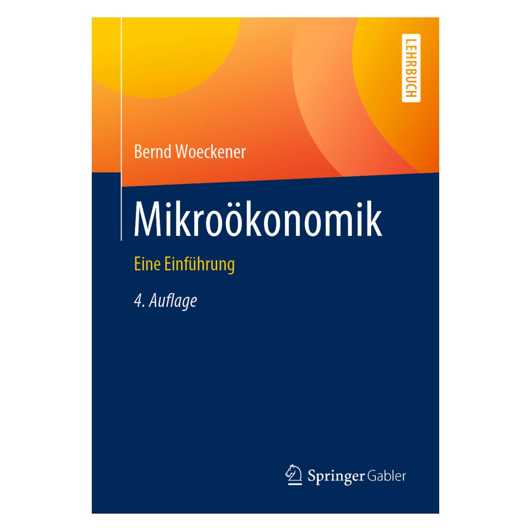 Springer Mikroökonomik (Deutsch, Softcover, Bernd Woeckener) (35153949)