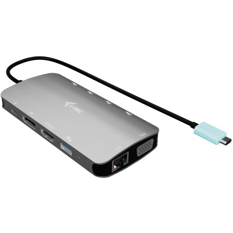 I-TEC USB-C NANO 3X LCD DOCK 3X LCD (DP HDMI VGA) PD 100 W