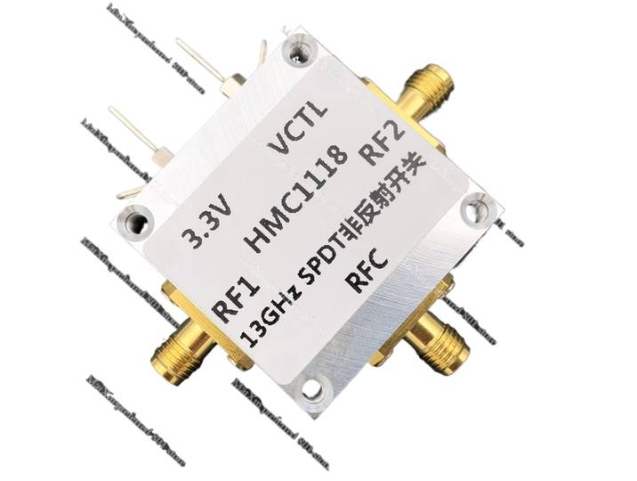 HMC1118 Commutateur à double jet (SPDT) unipolaire non réfléchissant à large bande 13 GHz avec boîtier CNC