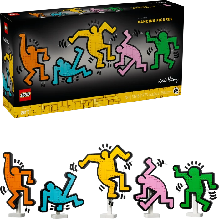 LEGO Art 31216 Keith Haring - Tanzende Figuren