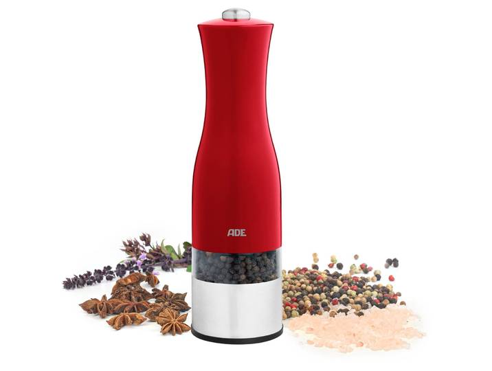 Gewürzmühle ADE Rot ABS/Edelstahl/Keramik H 20.5 cm