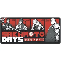 Grupo Erik Sakamoto Days gaming desk mat (XL), Mausmatte, Schwarz