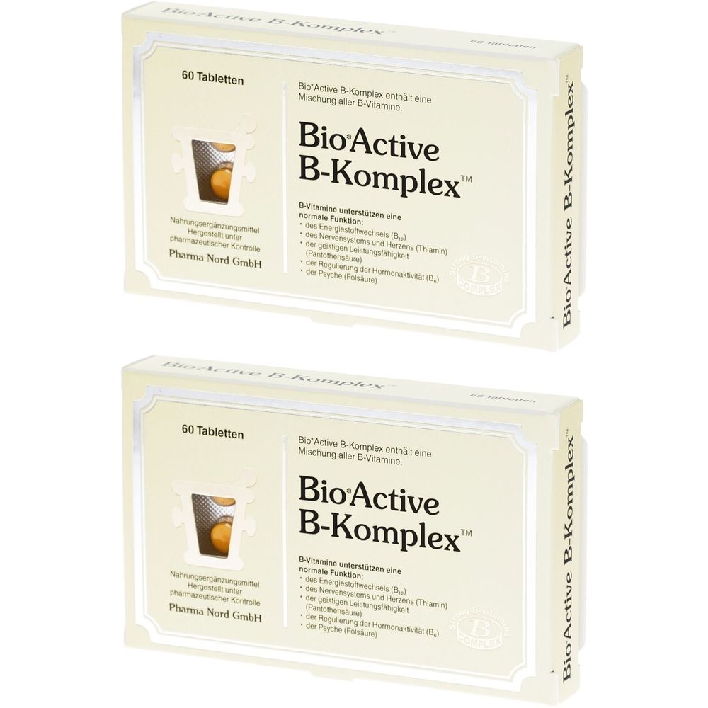 BIO Active B-Komplex Tabletten 2x 2x60 St