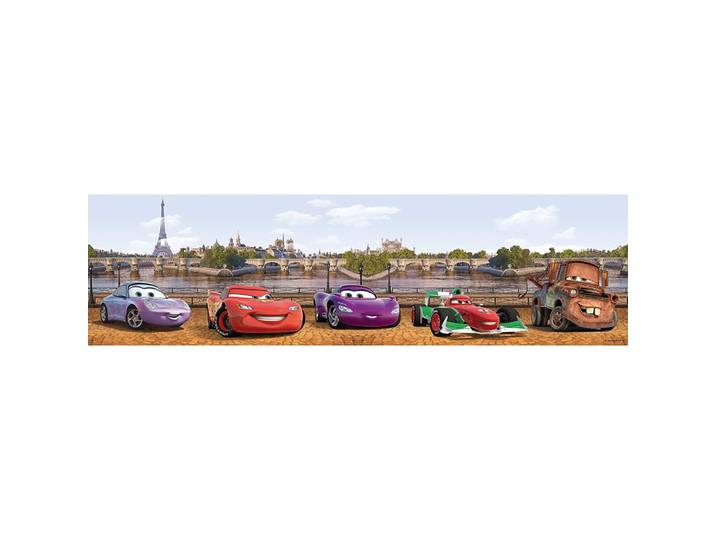 Frise Cars City Disney À Paris Devant La Tour Eiffel