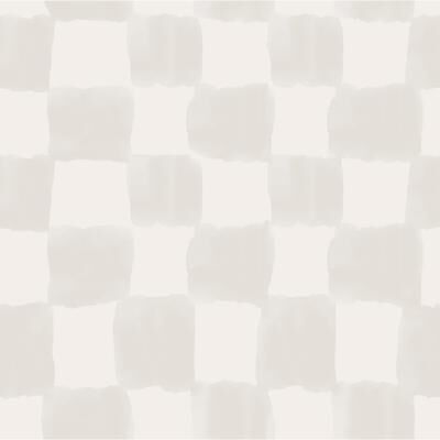 Mr. Kate Tess Watercolor Cream Checker Peel and Stick Wallpaper