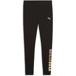 Puma, Damen, Tights, ESS LOGO LAB Metallic Leggings (M), Schwarz