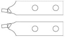 Gedore Paire de pointes de rechange droites Ø 3,2 mm (3534405)