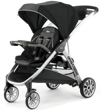 Chicco BravoFor2 Standing/Sitting Double Stroller, Iron
