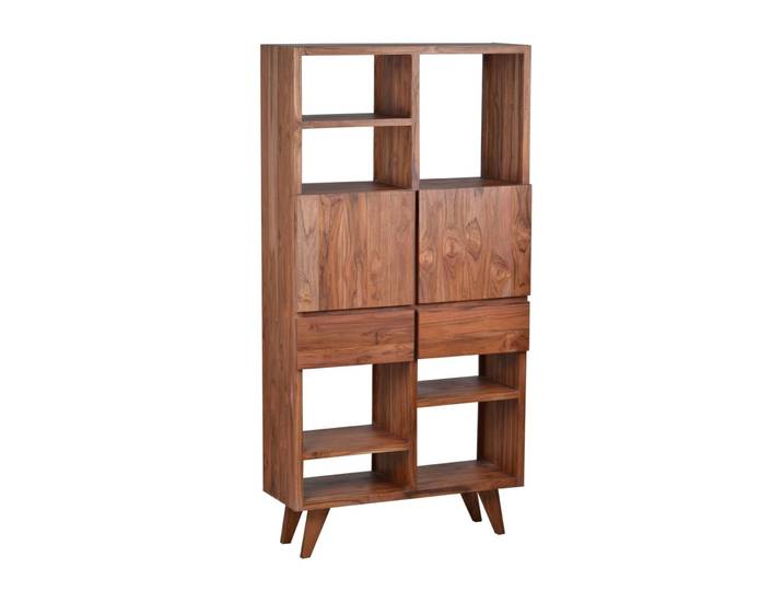MiaMöbel Regal Tamesi Massivholz Teak Modern